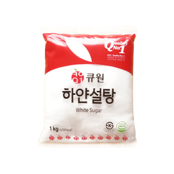 큐원 백설탕 1kg