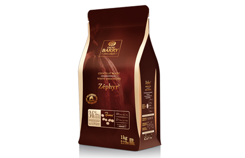[소분] 카카오바리 제피르 화이트 커버춰 초콜릿 200g (카카오 34%)