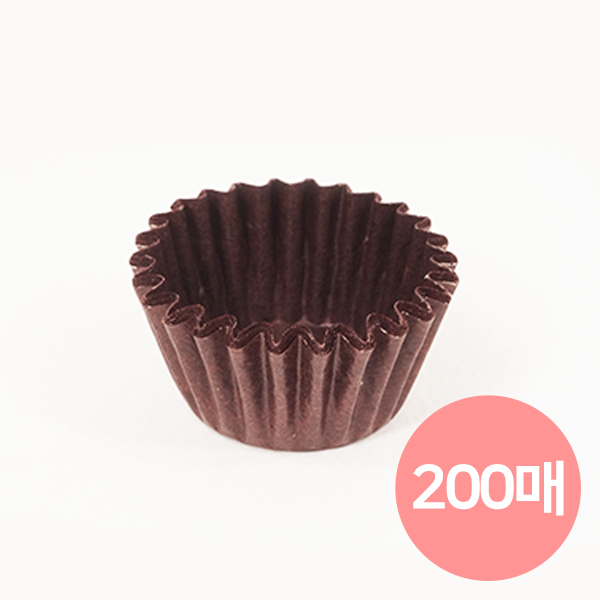 초콜릿 유산지컵 초코 200장 (28mm)