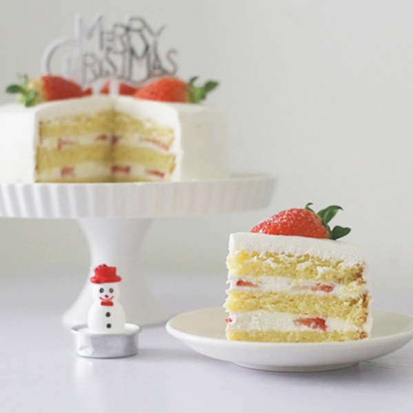 [출력레시피] 크리스마스 딸기 생크림 케이크 만들기
